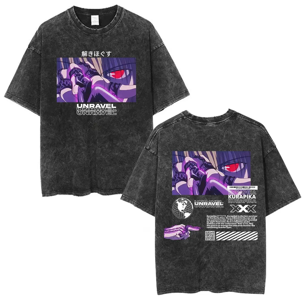 Vintage Washed Hunter x Hunter Logo T-Shirt