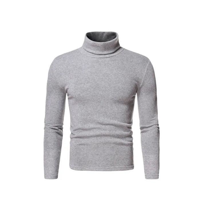 Casual Slim Fit High Collar Turtleneck Pullover