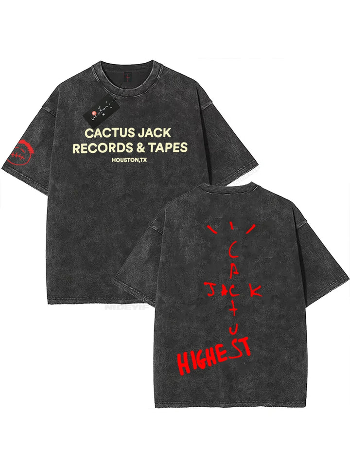 Unisex 100% Cotton Oversized Hip-Hop T-Shirt