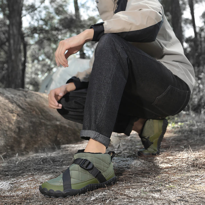 Wide Toe Barefoot Waterproof Thick Plush Unisex Shoes