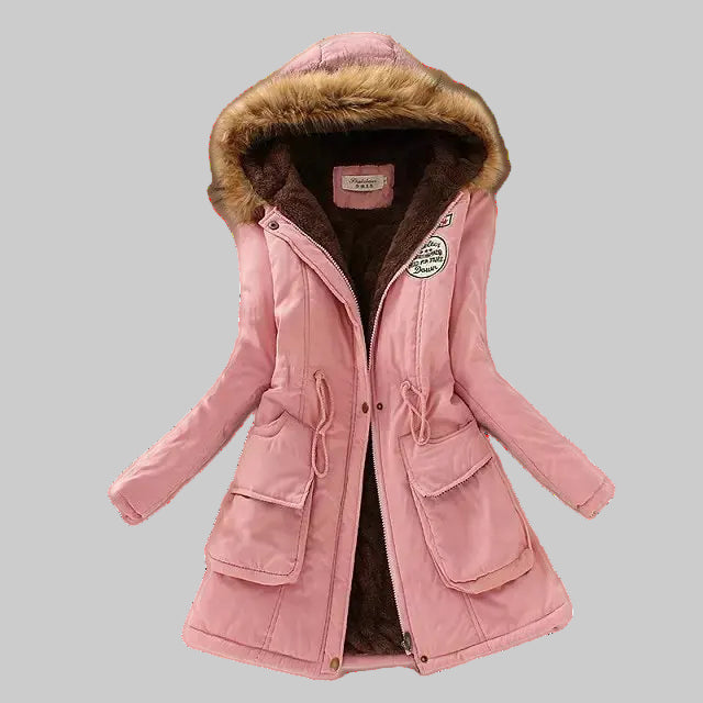 CHELSEY ™| Slim Fit Hooded Parka Cotton Padded Jacket