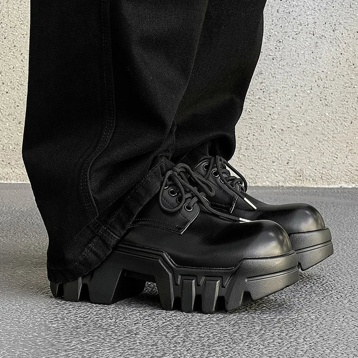 Luxury Punk Gothic Platform Leather Shoes