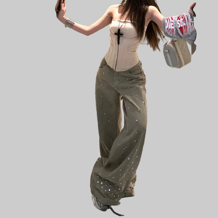 Oversized Retro Wide Leg Cargo Pants