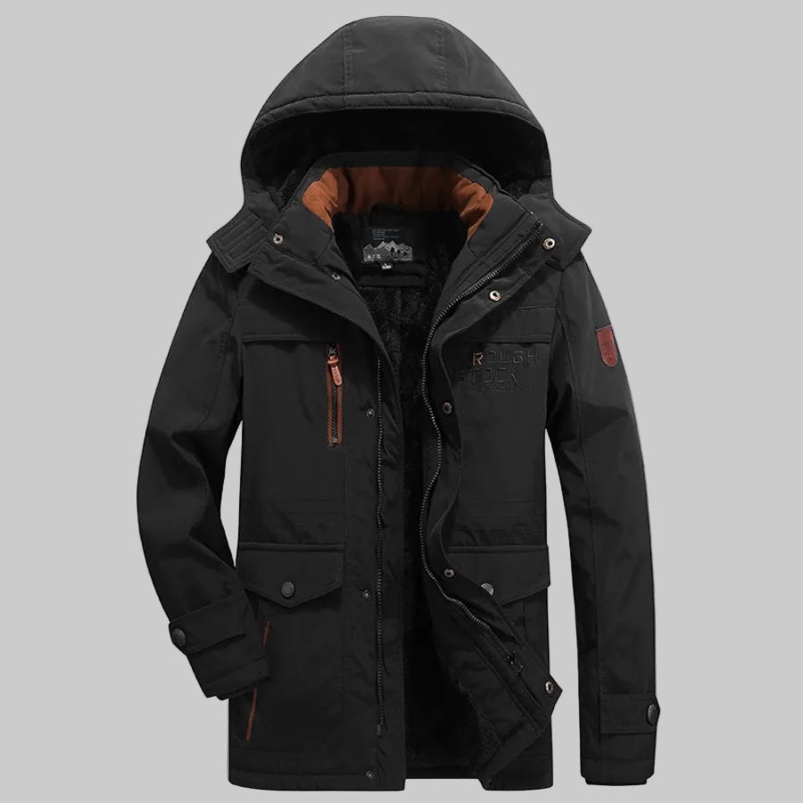 Fleece Lined padded Thickened Parkas Jackets