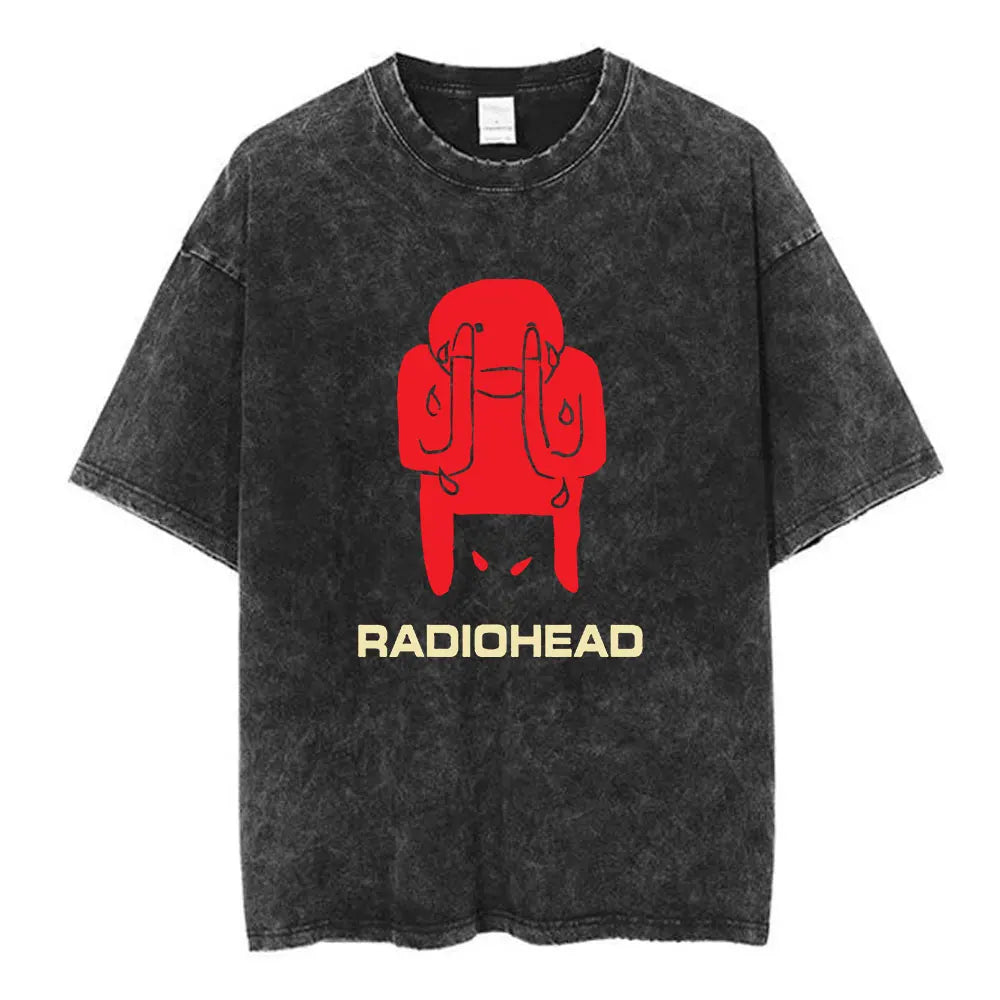 Radiohead Unisex Washed Cotton Tees