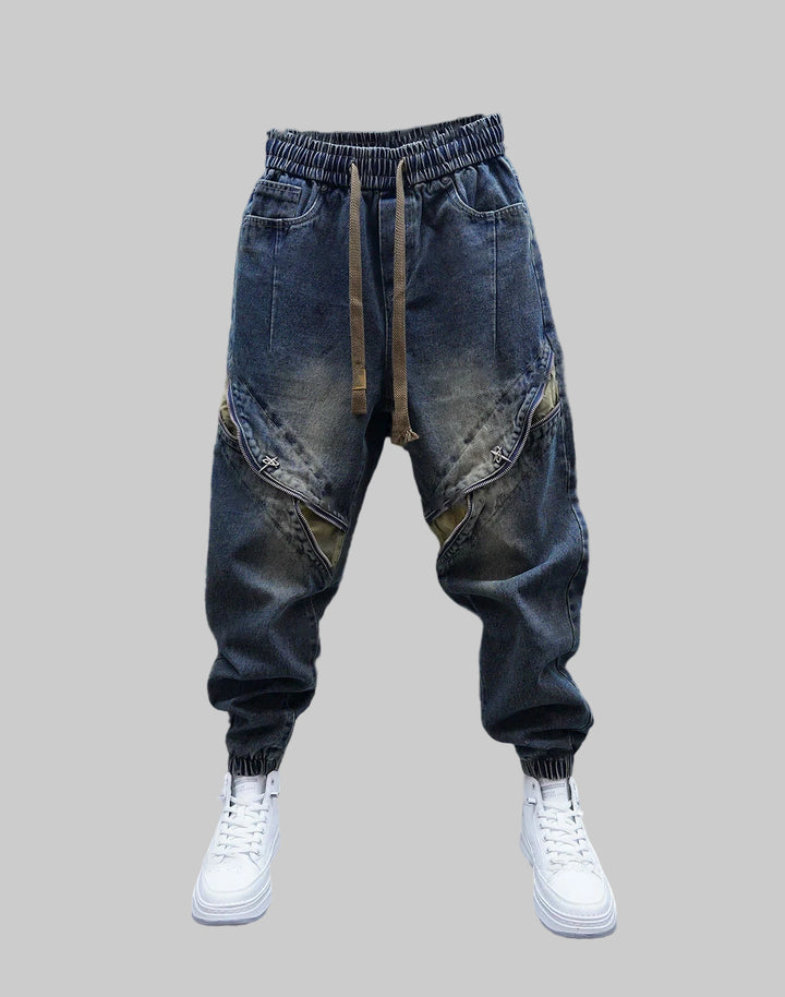 Trendy Patchwork Harajuku Hip-Hop Street Jeans