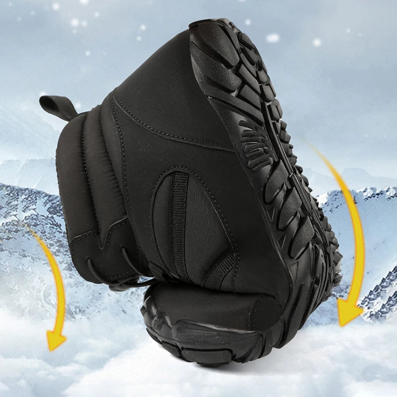 Unisex Waterproof Barefoot Winter Hiking Boots