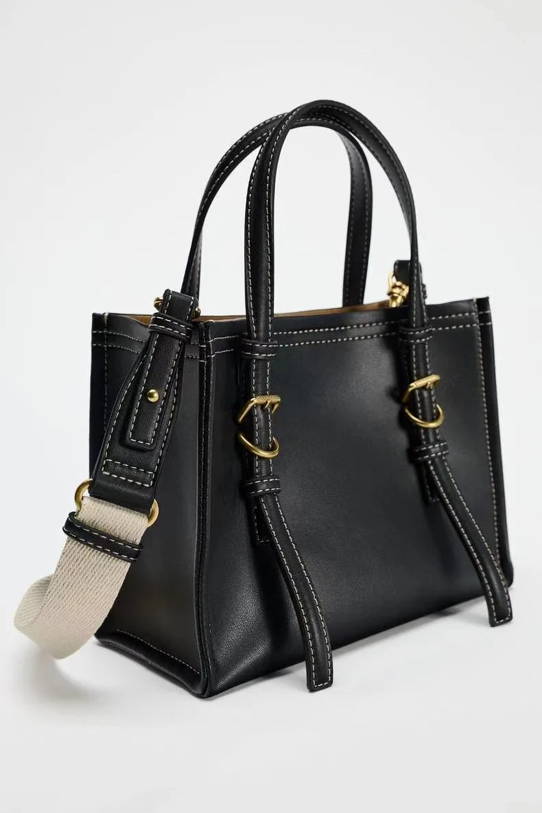 ANASTAS | Solid Sift Square Crossbody Tote Bags