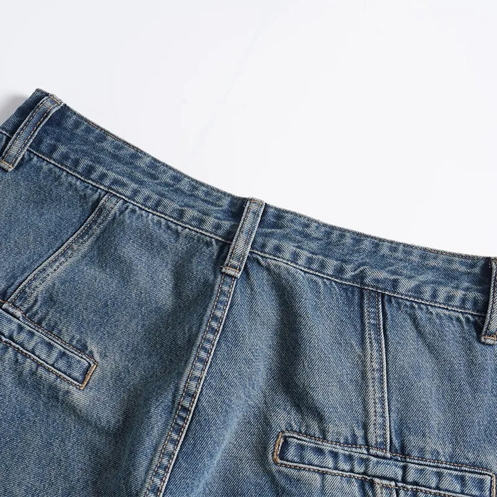 Vintage Distressed Grunge Cargo Jeans