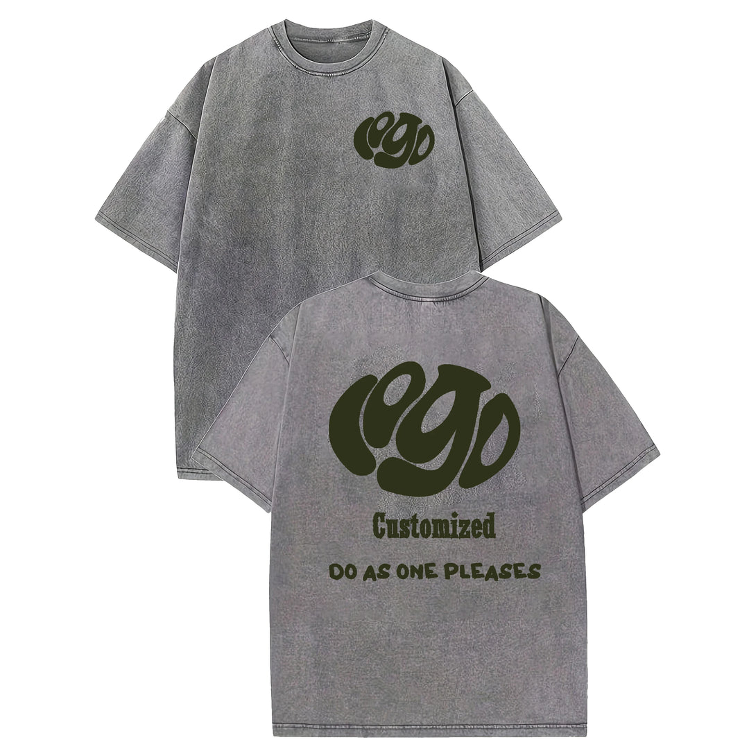 Retro Oversized Print Unisex Cotton T-Shirts