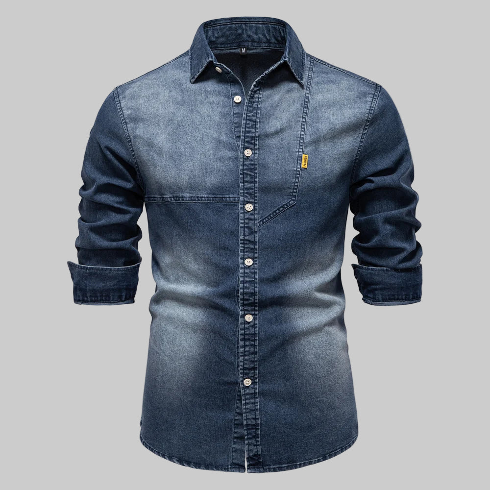 Premium Cotton Denim Long Sleeve Shirts