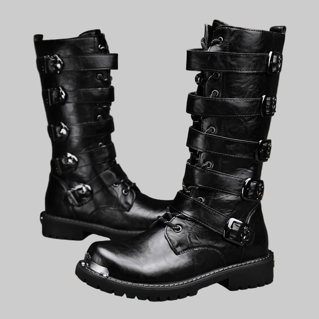All-Season High-Top Casual Motorcycle Boots