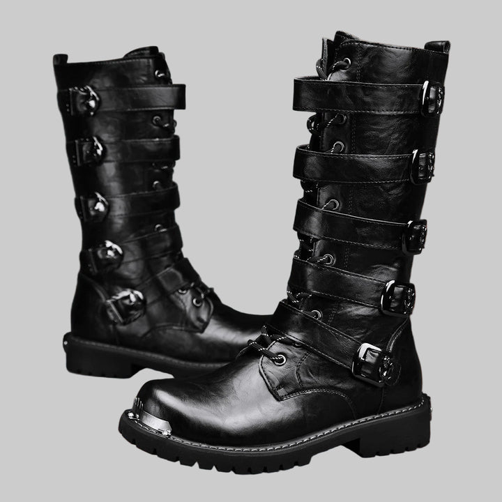 All-Season High-Top Casual Motorcycle Boots