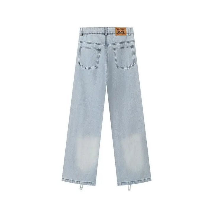Loose Fit Cargo Jeans