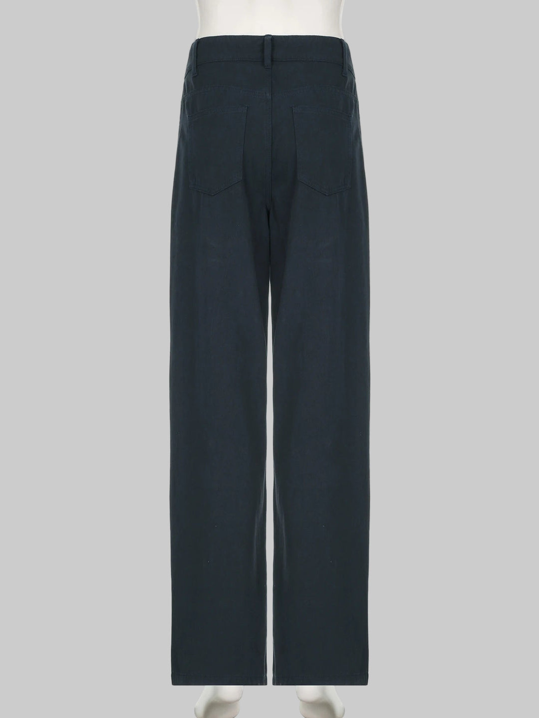 Casual Loose-Fit Rivet Wide Leg Cargo Pants