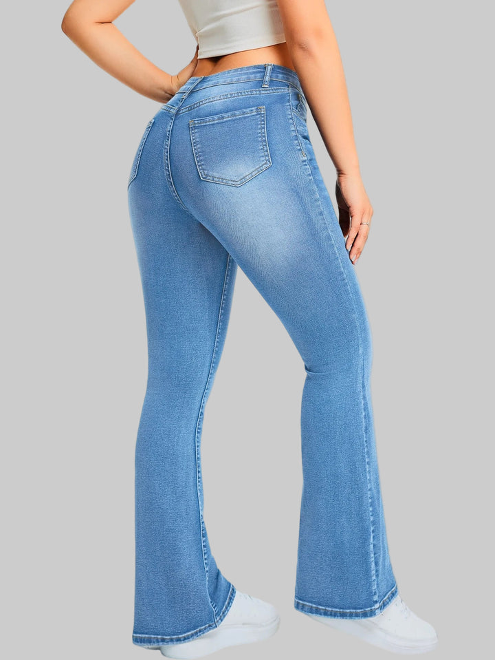Elasticated high waisted Jeans