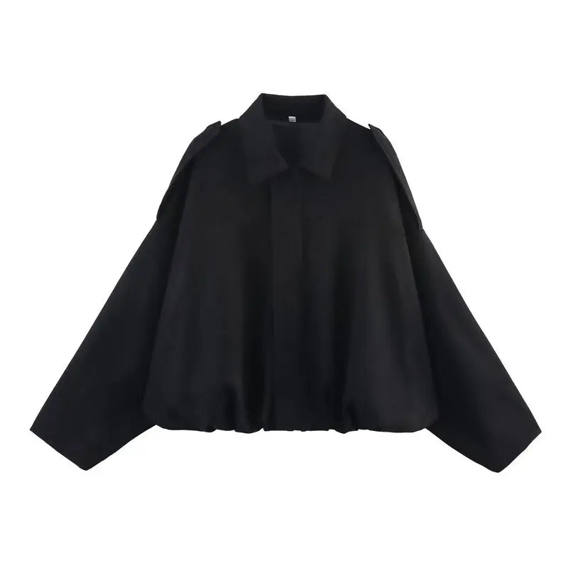 Spring Velvet Feel Pilot Coat