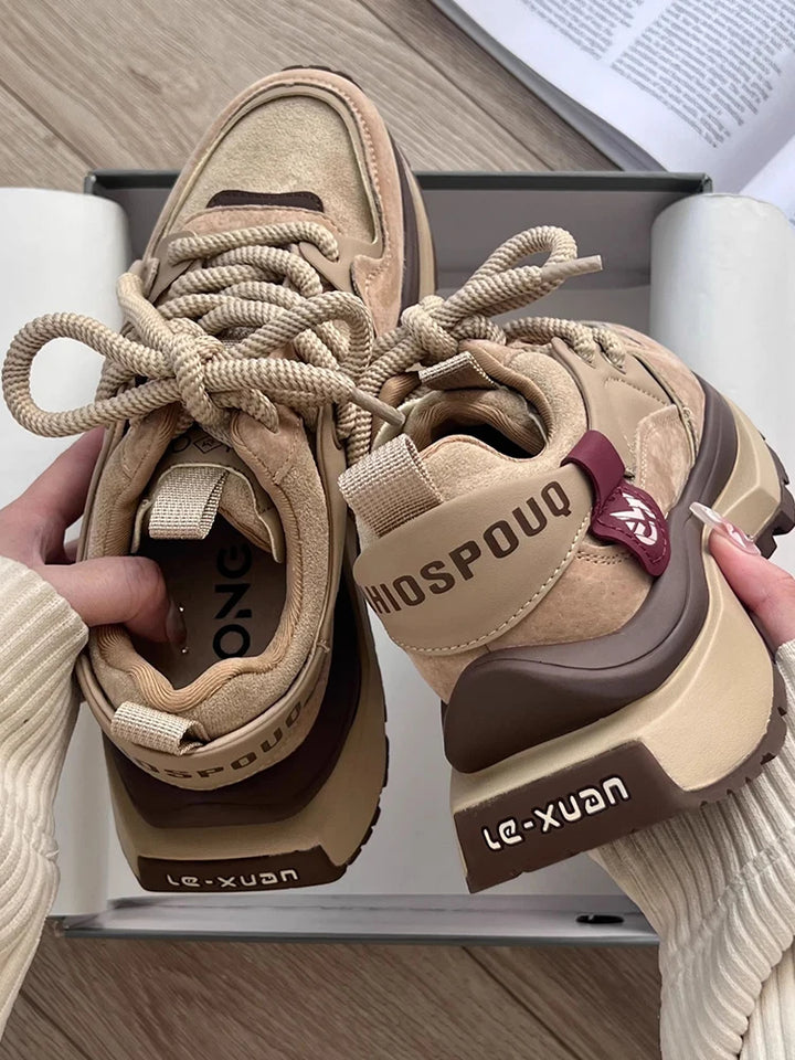 Retro Luxury Suede Sneakers