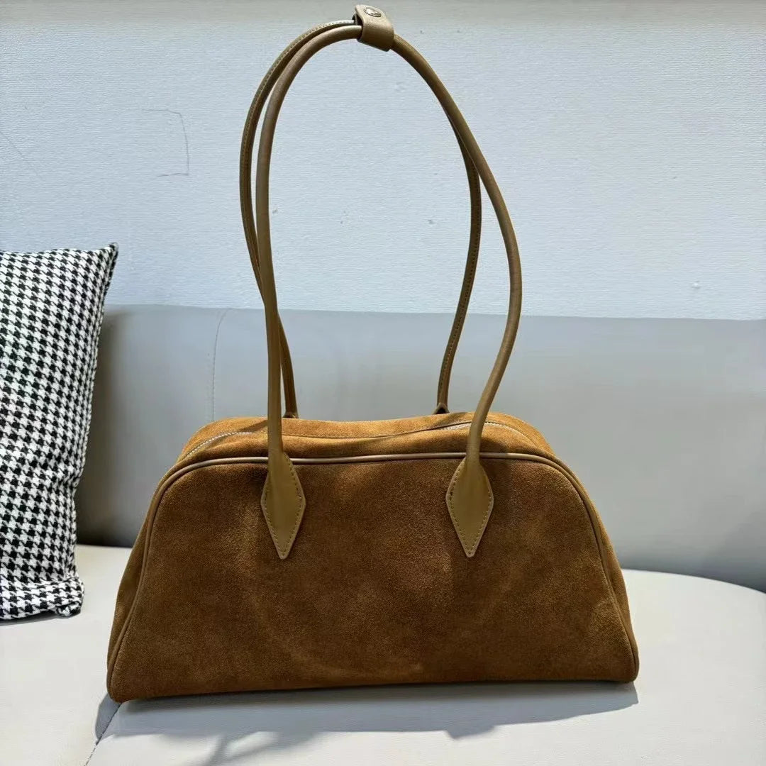 PINA | Fashion Genuine Suede Leather Tote