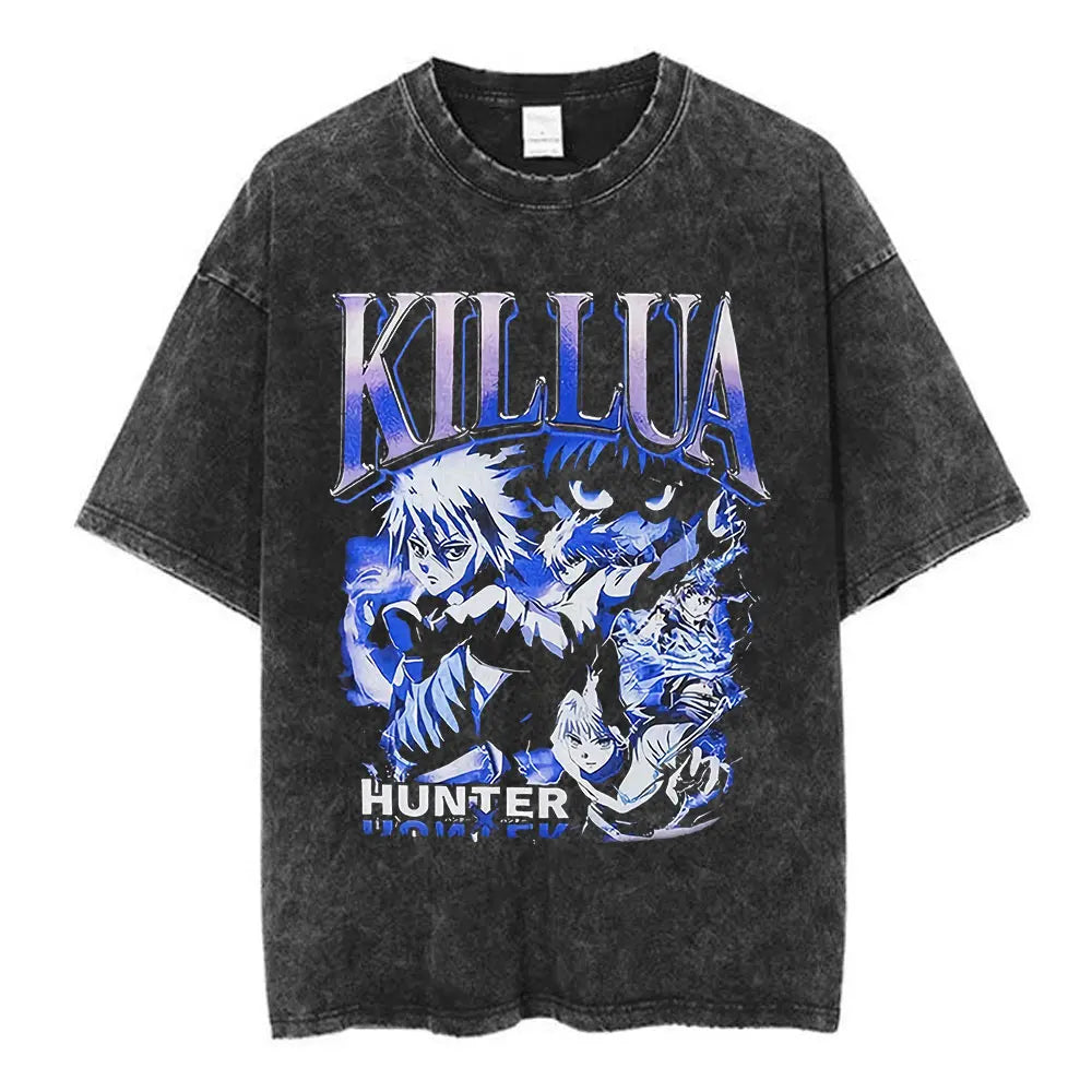 Vintage Washed Hunter x Hunter Logo T-Shirt