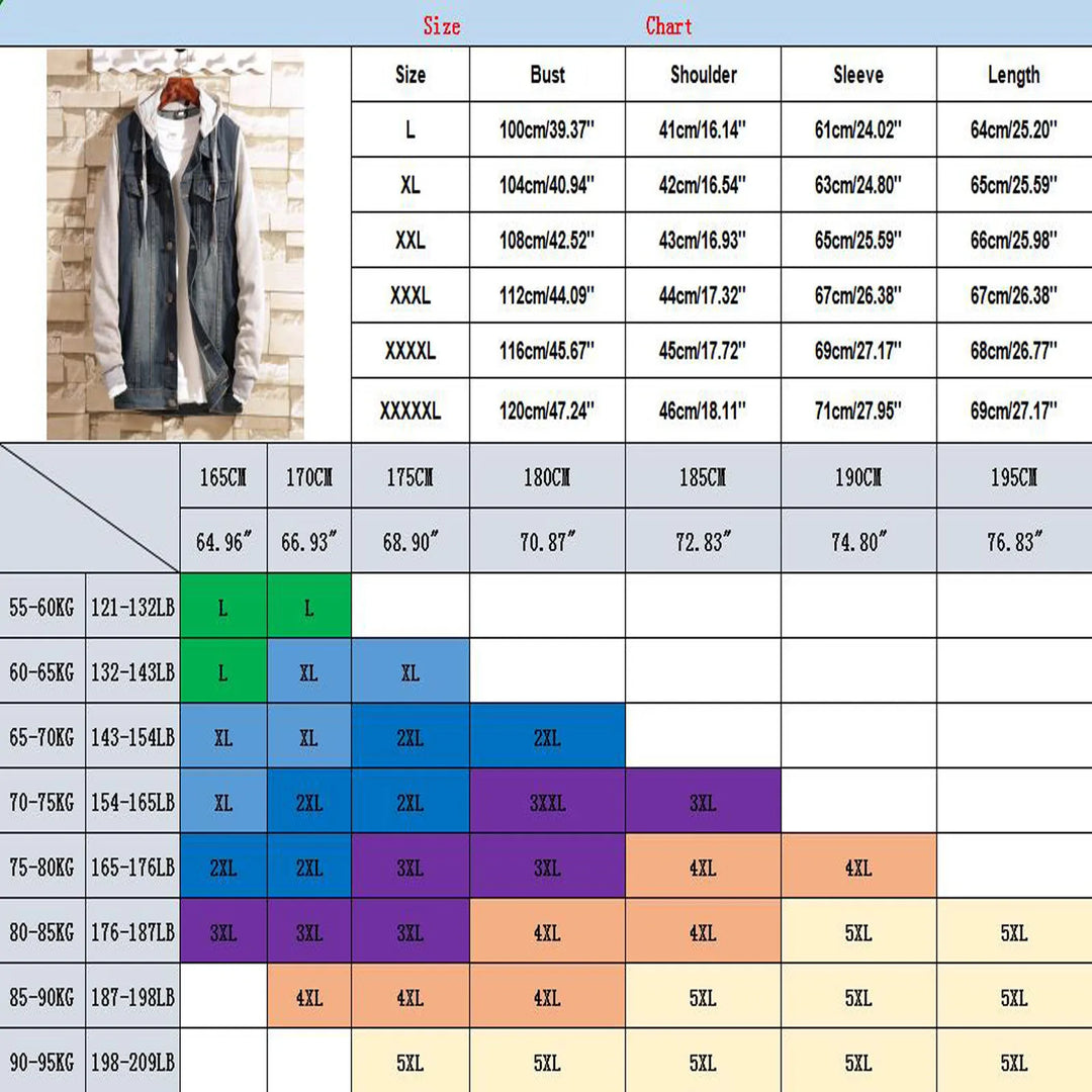 Casual Slim Fit Hooded Zippered Denim Top