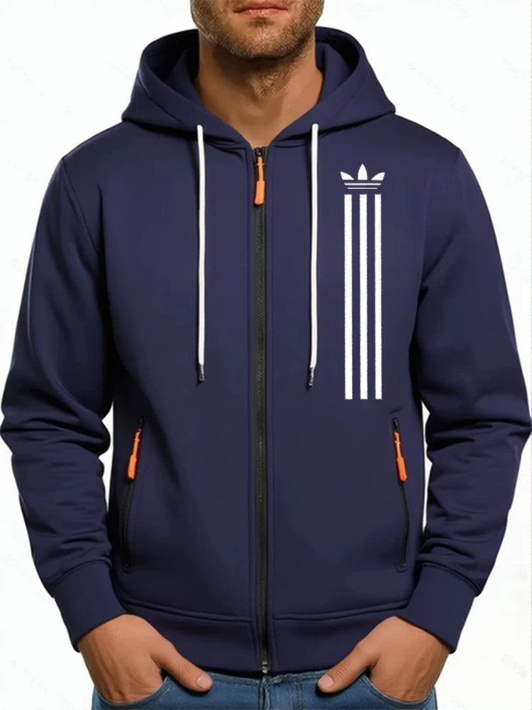 Winter Casual Stylish Sweatshirt Zip-Up Hoodie