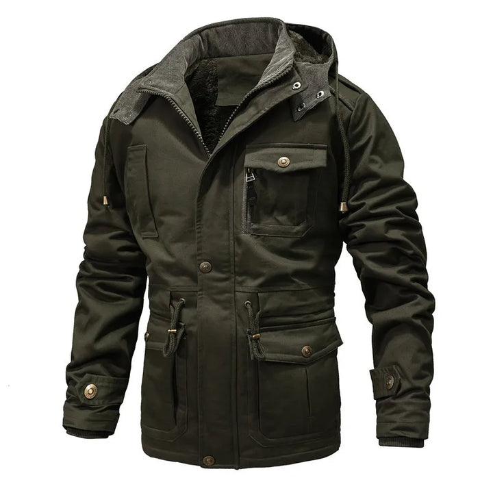 Premium Cotton Fleece Hooded Parkas Jackets