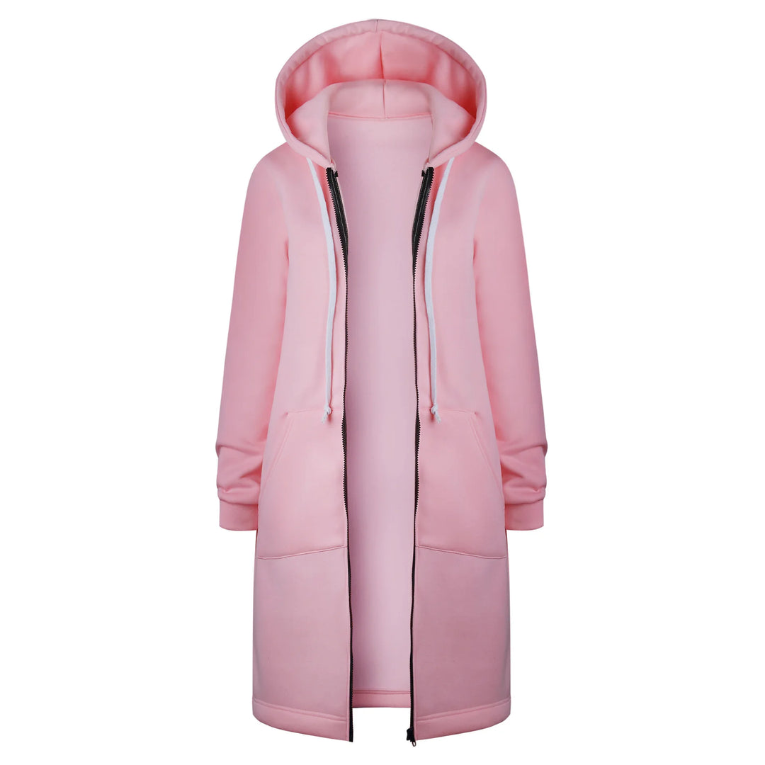 Hooded Long Thick Loose Sweatshirt
