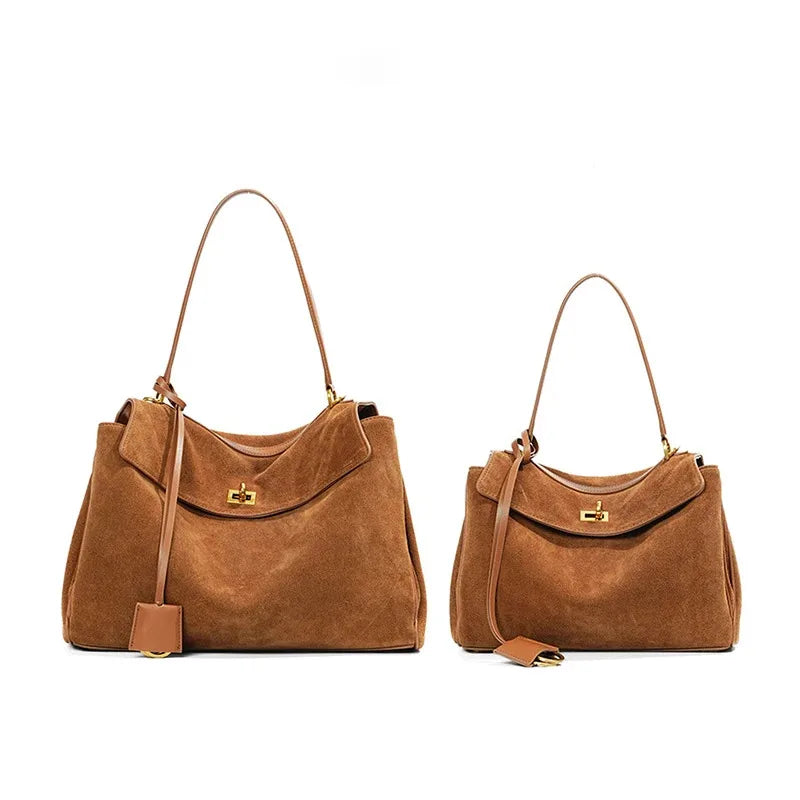 RUMEA | Cowhide Leather Rodeo Tote Bag