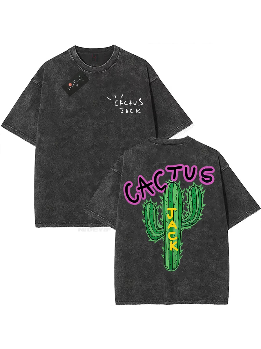 Unisex 100% Cotton Oversized Hip-Hop T-Shirt