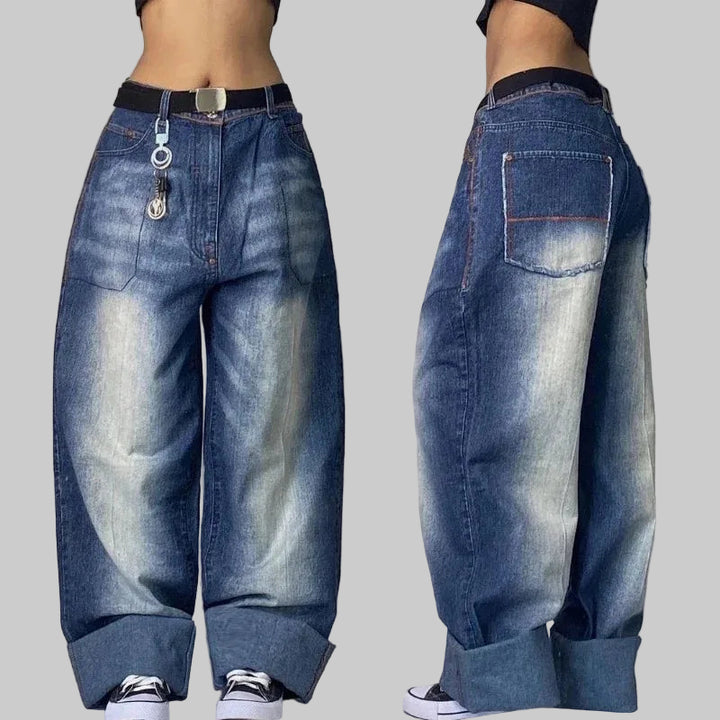 Y2K Harajuku Washed Baggy Jeans