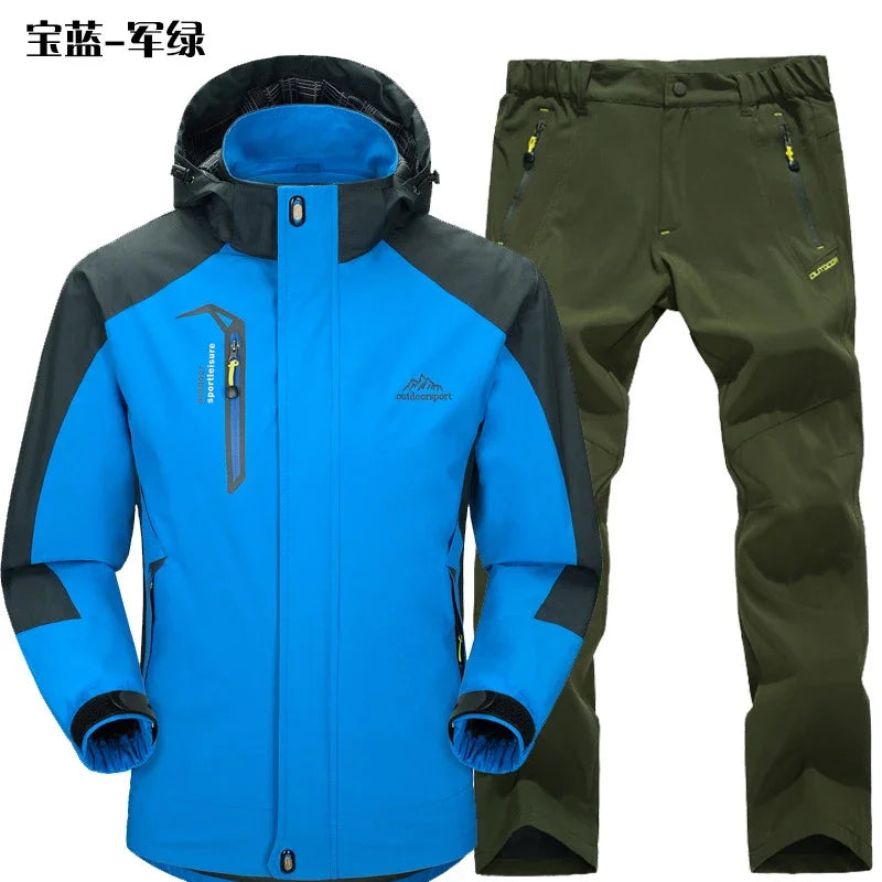 Thermal Fleece Waterproof Hooded Hiking Jackets