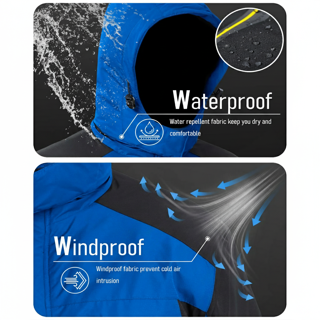 COSYSHIELD | Fleece Lining Waterproof Jacket