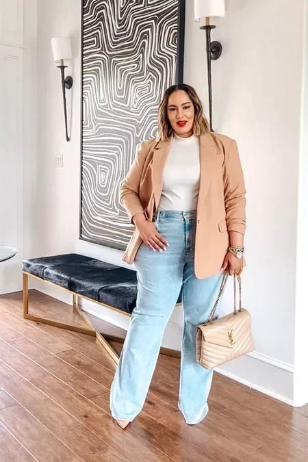 Ultra-High Waist Stretch Flare Jeans