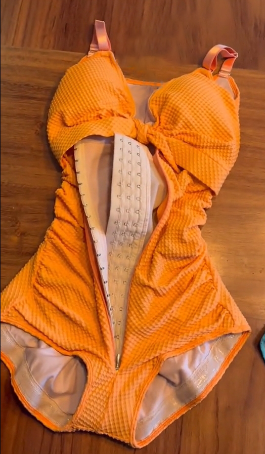 Tummy Control Cut-Out Front Knot Swimsuit