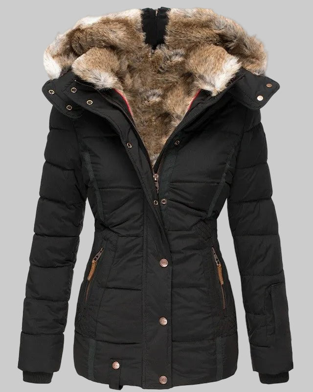Cozy Winter Coat with Luxurious Fur Lining