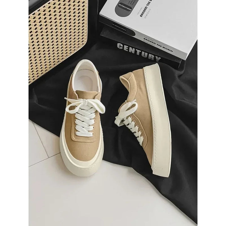 Durable Non-Slip Low Top Chunky Canvas