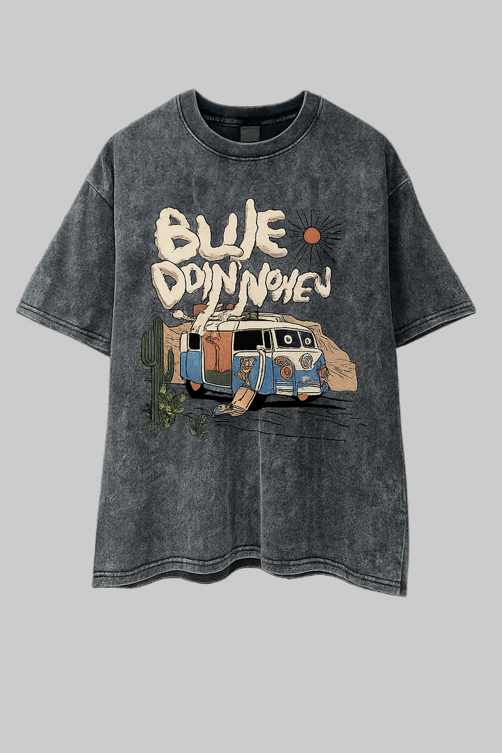 American Retro Oversized Hip Hop T-Shirt
