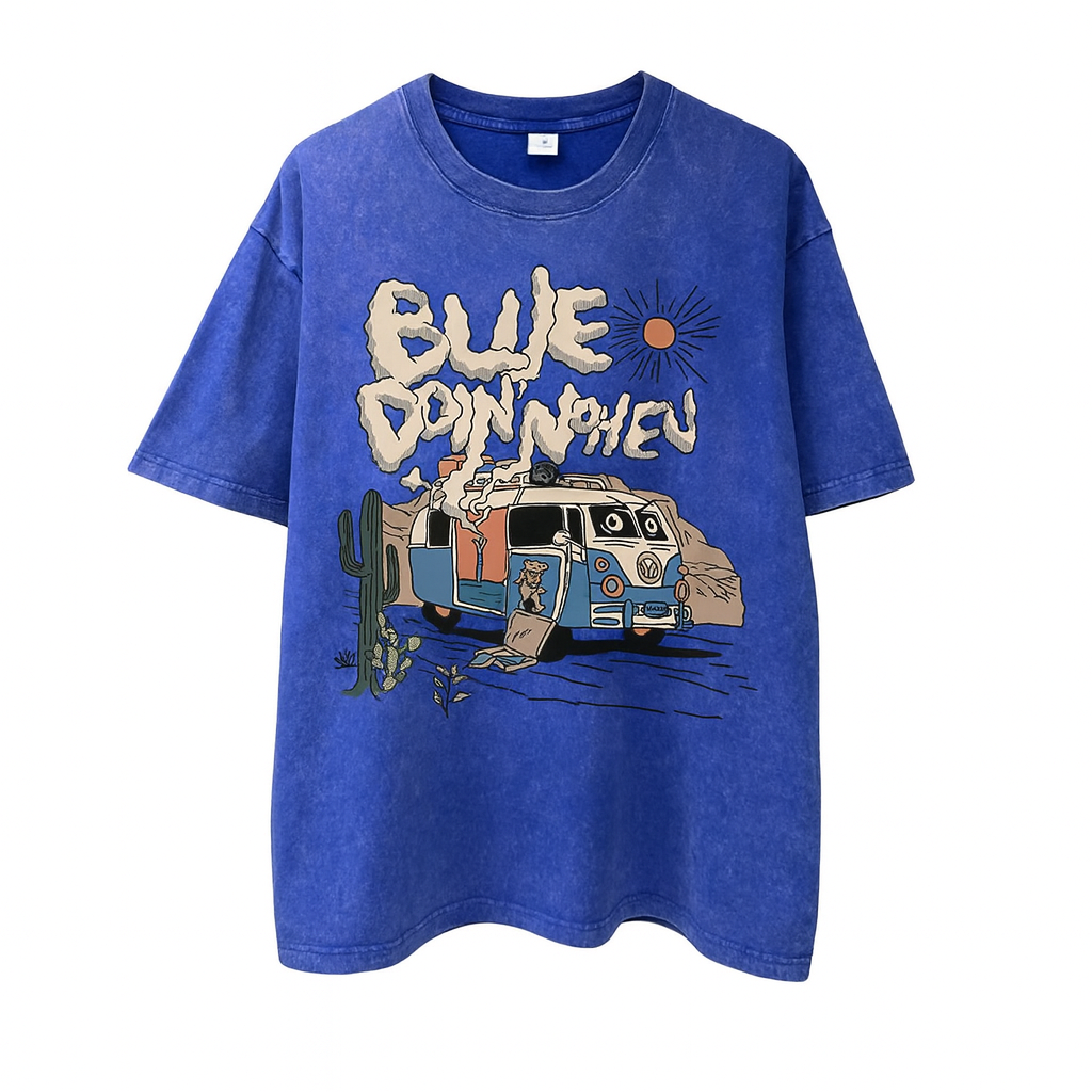 American Retro Oversized Hip Hop T-Shirt